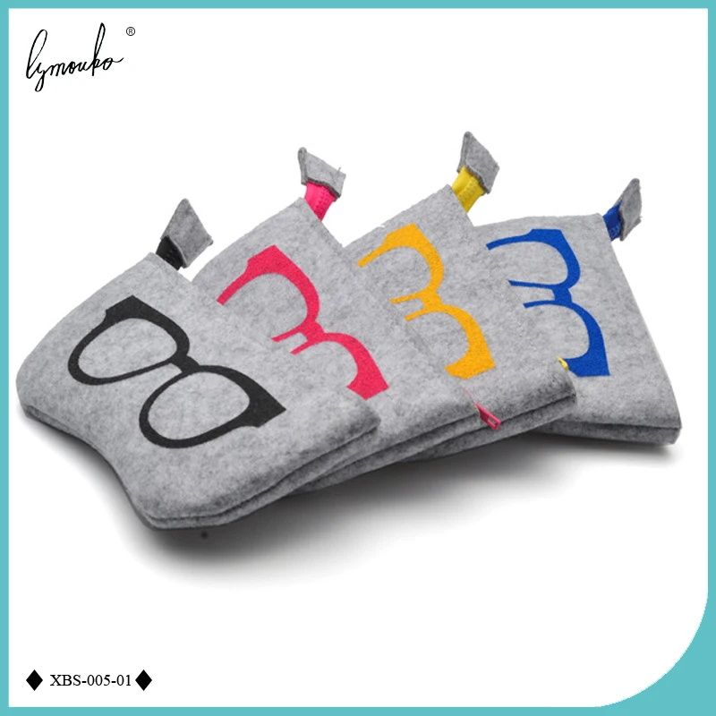 

Lymouko New Design Good Quality with Zipper Linen Portable Sunglasses Pouch for Eyewear Frame Patterns Container Glasses Bag