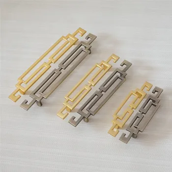 

2.5'' 3.75'' 5'' Vintage Door Handles Dresser Pull Gold Bronze Kitchen Cabinet Handle Drawer Pulls Knobs Furniture Hardware