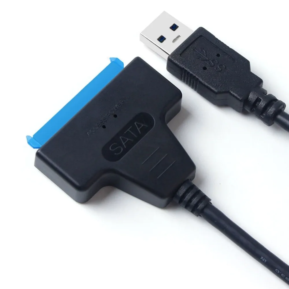 

USB 3.0 to SATA22P SATA HDD SSD USB3.0 Adapter Cable Converter For 2.5 inch HDD SSD Hard Laptop SATA Adapter Cable