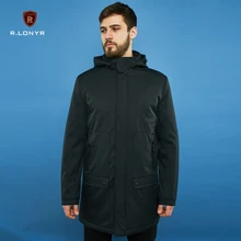 REKORD ONE Парка мужская зимняя. Зимняя мужская куртка. Мужской хлопковый тонкий пуховик с капюшоном, мужская теплая зимняя куртка, 6618