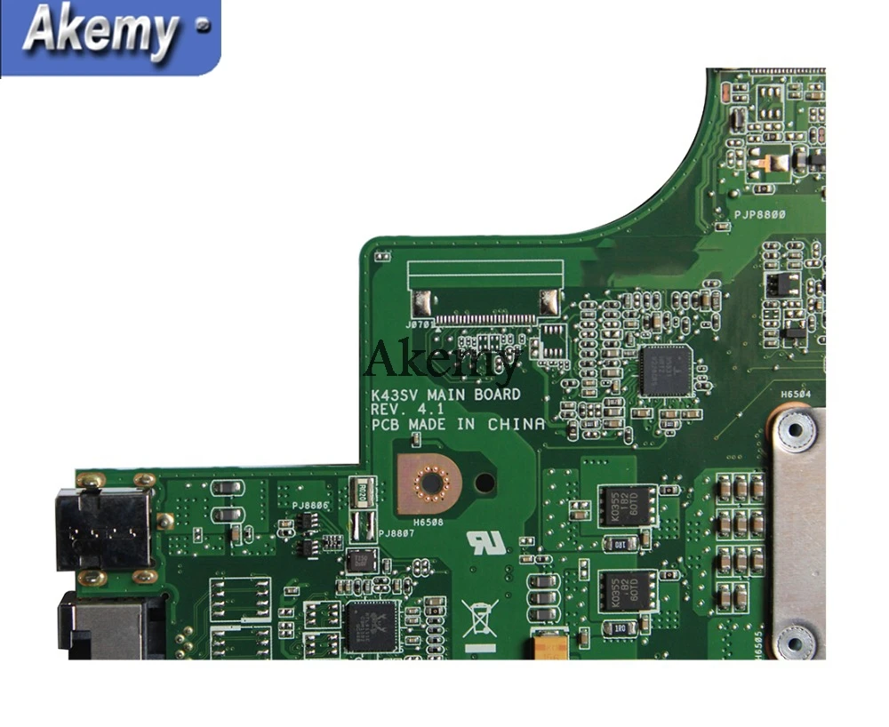 AK Оригинал K43SV материнская плата для ноутбука For Asus K43S X43S K43SJ K43SM протестированная
