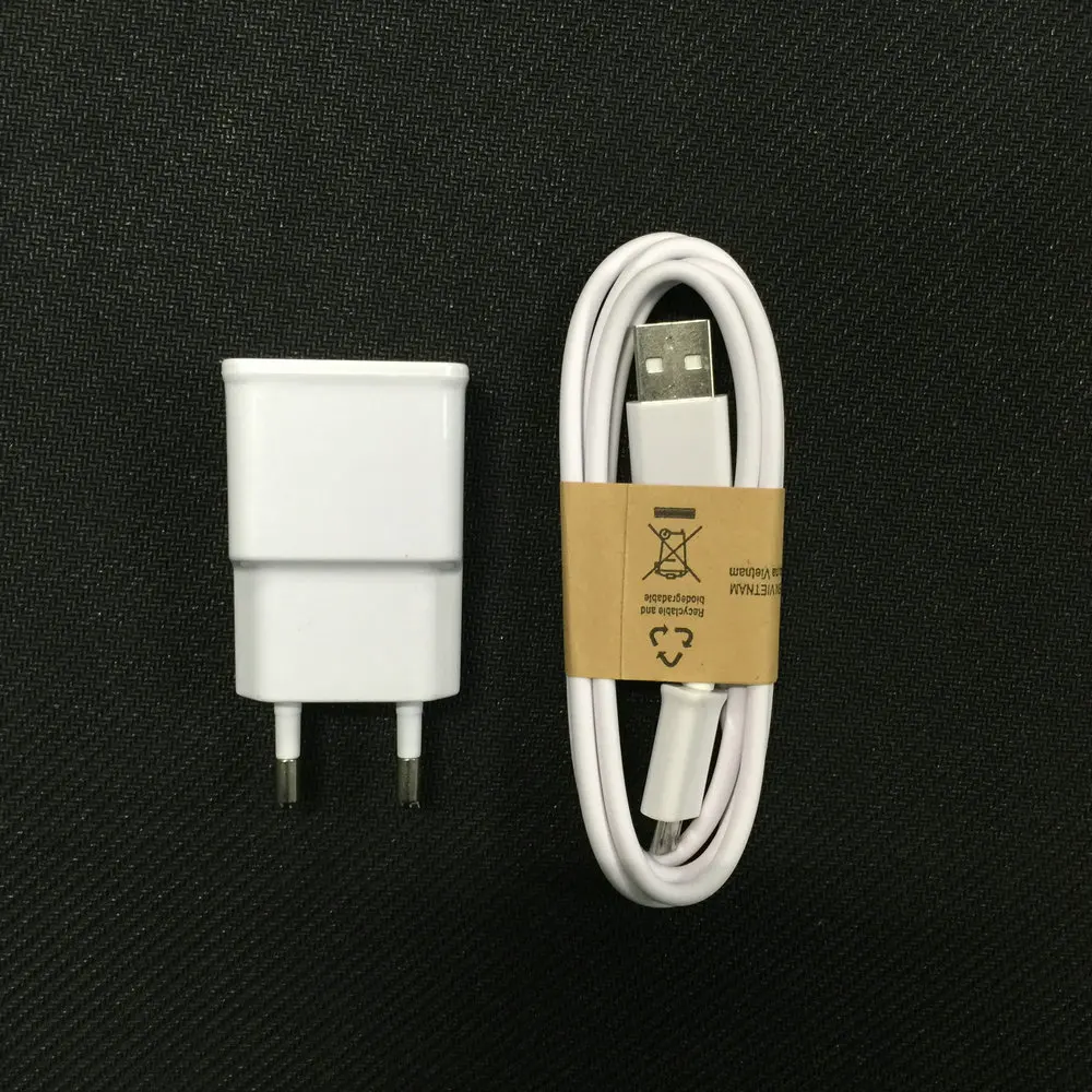Цянь симай новый 5 в 2.0A ЕС вилка стены USB зарядное устройство + микро кабель для Cubot