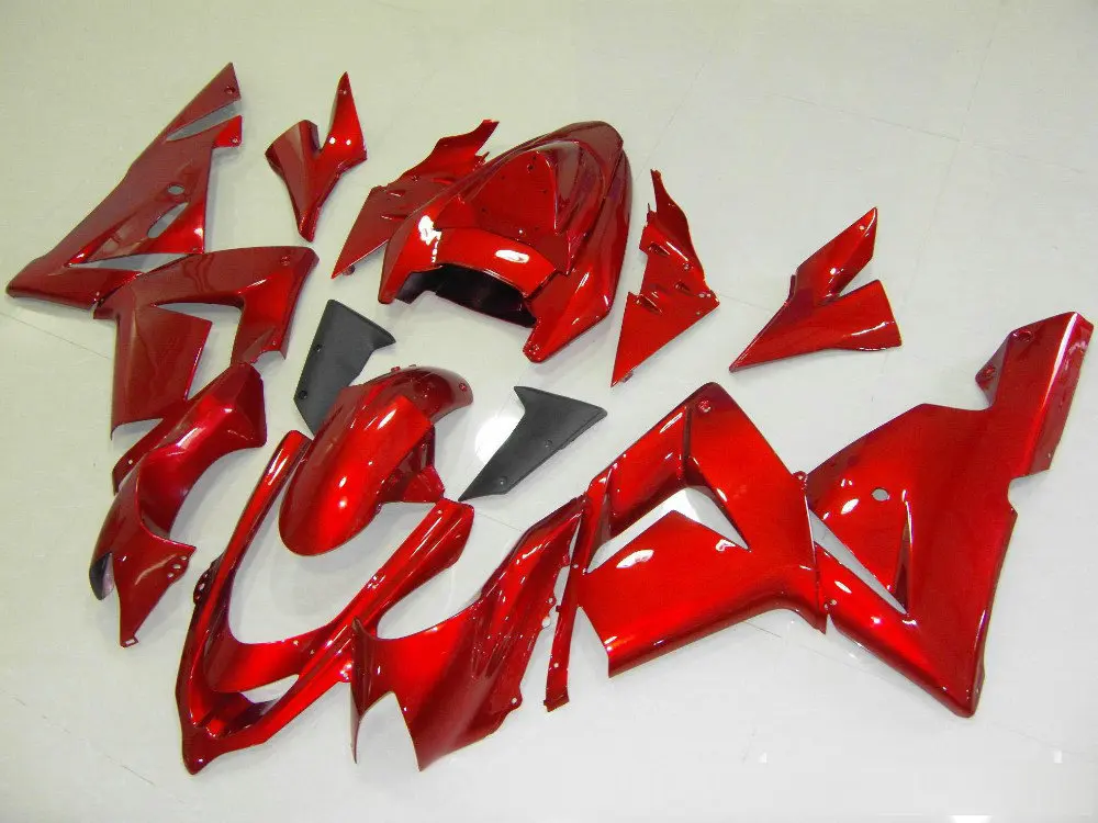 

Customized Motorcycle Fairing kit for KAWASAKI Ninja ZX10R 2004 2005 ZX10R 04 05 Hot red ABS Fairings set+7 gifts SF93