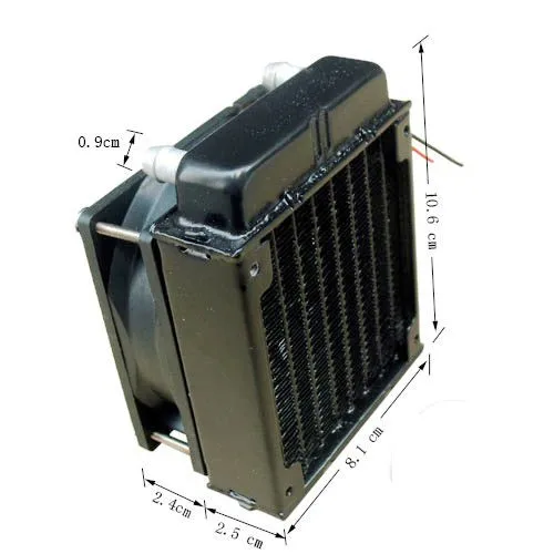 Szytf 80mm Radiator Computer Cpu Cooling Water Cooler Radiator Fan