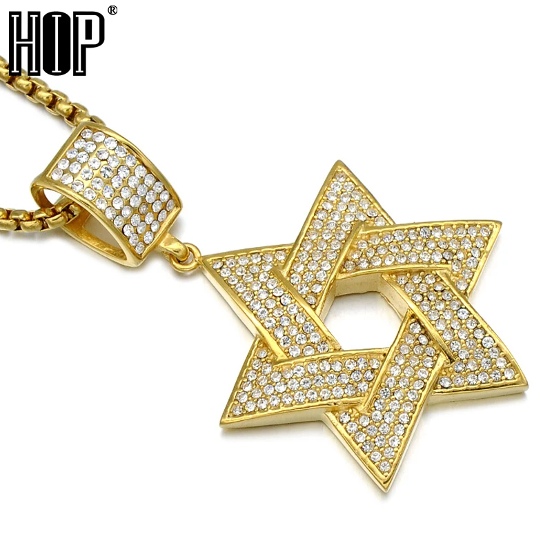 Хип хоп микро проложить Полный Стразы нержавеющая сталь Iced Out Bling Magen Звезда