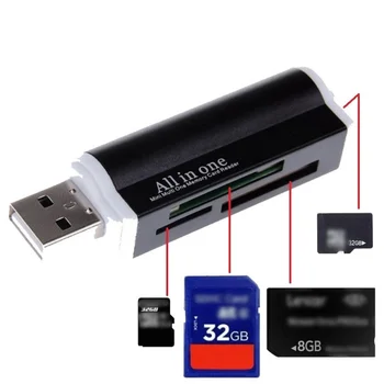 

Reader-USB Mini Flash Memory Stick Card Reader Adapter for Micro SD MMC SDHC Plug and play