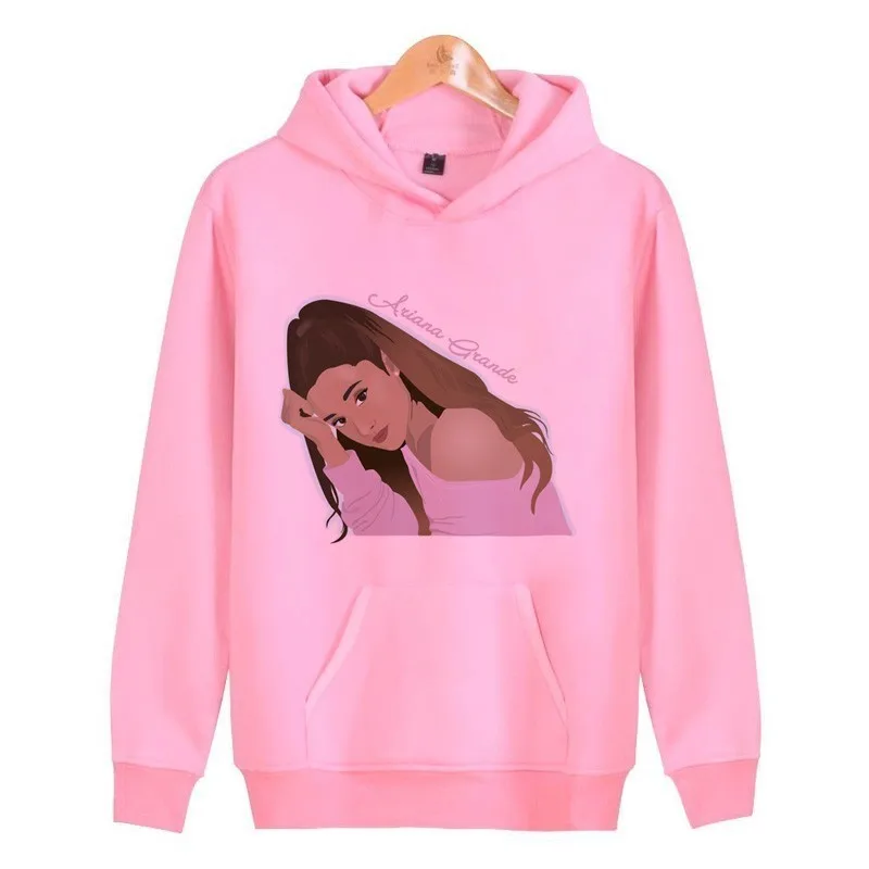 Женский свитер для женщин пуловер уличная одежда Ariana Grande Hoody Harajuku Kawaii японские