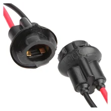 10x T10 W5W 168 194 держатель лампы гнездо стекло цоколь лампа гнездо DIY, черный