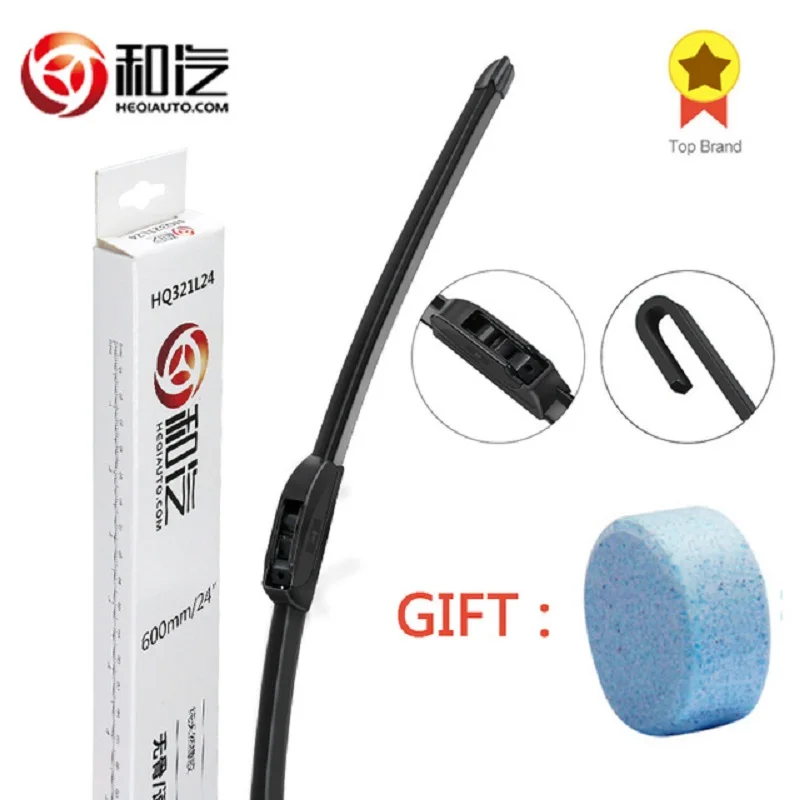 Buy 1pcs Heqi Car Windscreen Wipers Universal U Hook