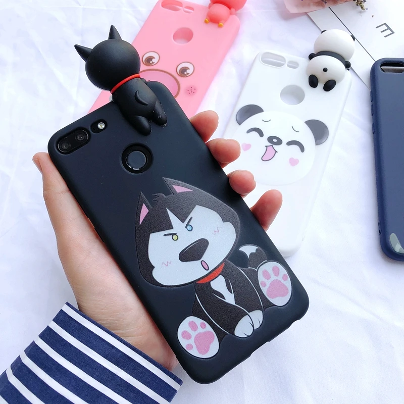 Чехол для Redmi 6A 3D, чехол для etui Xiaomi Redmi 6A, силиконовый чехол Kawaii Bear Unicorn Для Xiaomi Redmi 6A Xiomi, чехол для телефона 5,45 дюйма - Цвет: 6