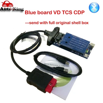 

2pcs/lot+DHL Free ship! With Bluetooth vd ds150e cdp new vci obd2 diagnostic tool for cars and trucks vd TCS CDP Pro Plus