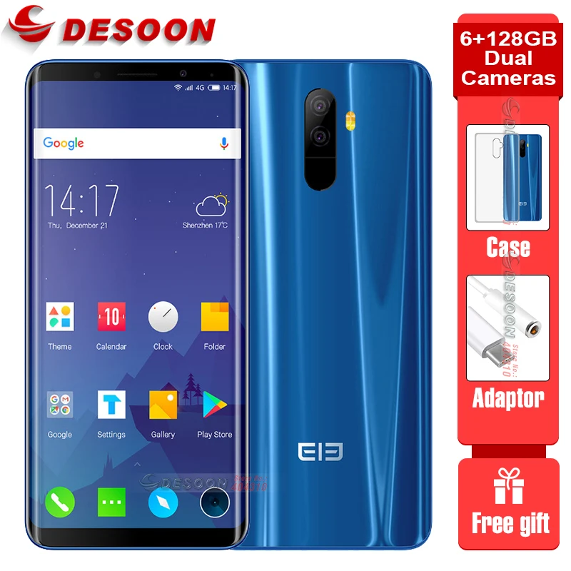 

Elephone U Pro Snapdragon 660 Smartphone 5.99'' Wireless Charging Android 8.0 6GB RAM 128GB ROM 13MP 4G LTE mobile Phone NFC