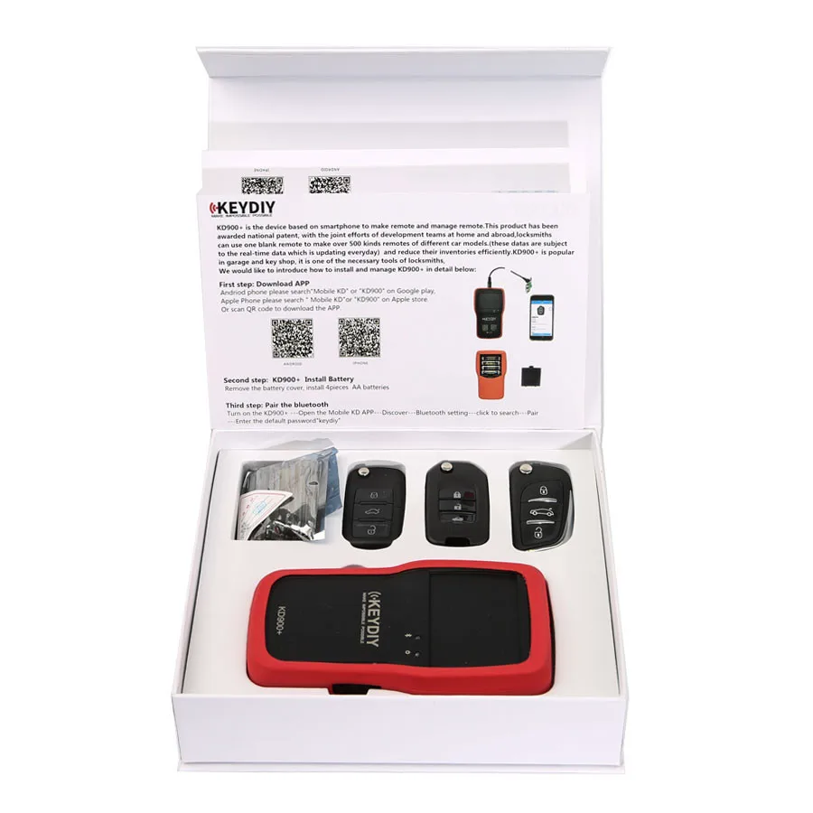 

Diagauto Original KEYDIY KD900+ Mobile Remote Key Generator Best Tool for Remote Control