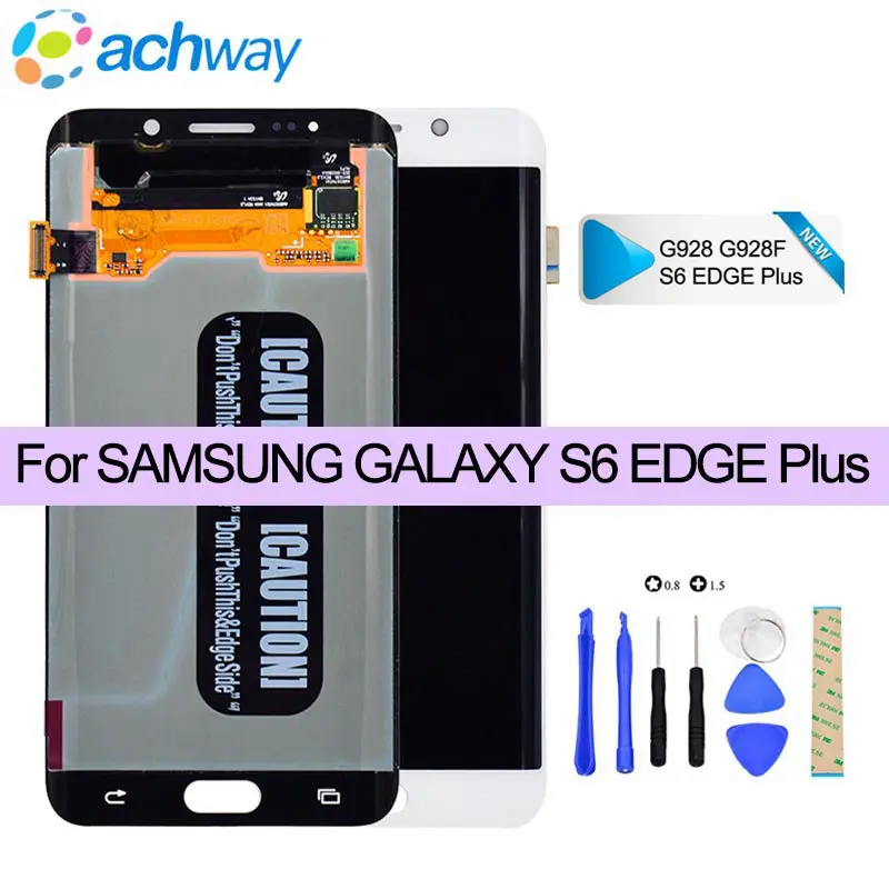 

5.7"FHD For SAMSUNG GALAXY S6 EDGE Plus G928 G928F LCD Display Touch Screen Digitizer For Samsung S6 Edge Plus LCD Edge+Replace