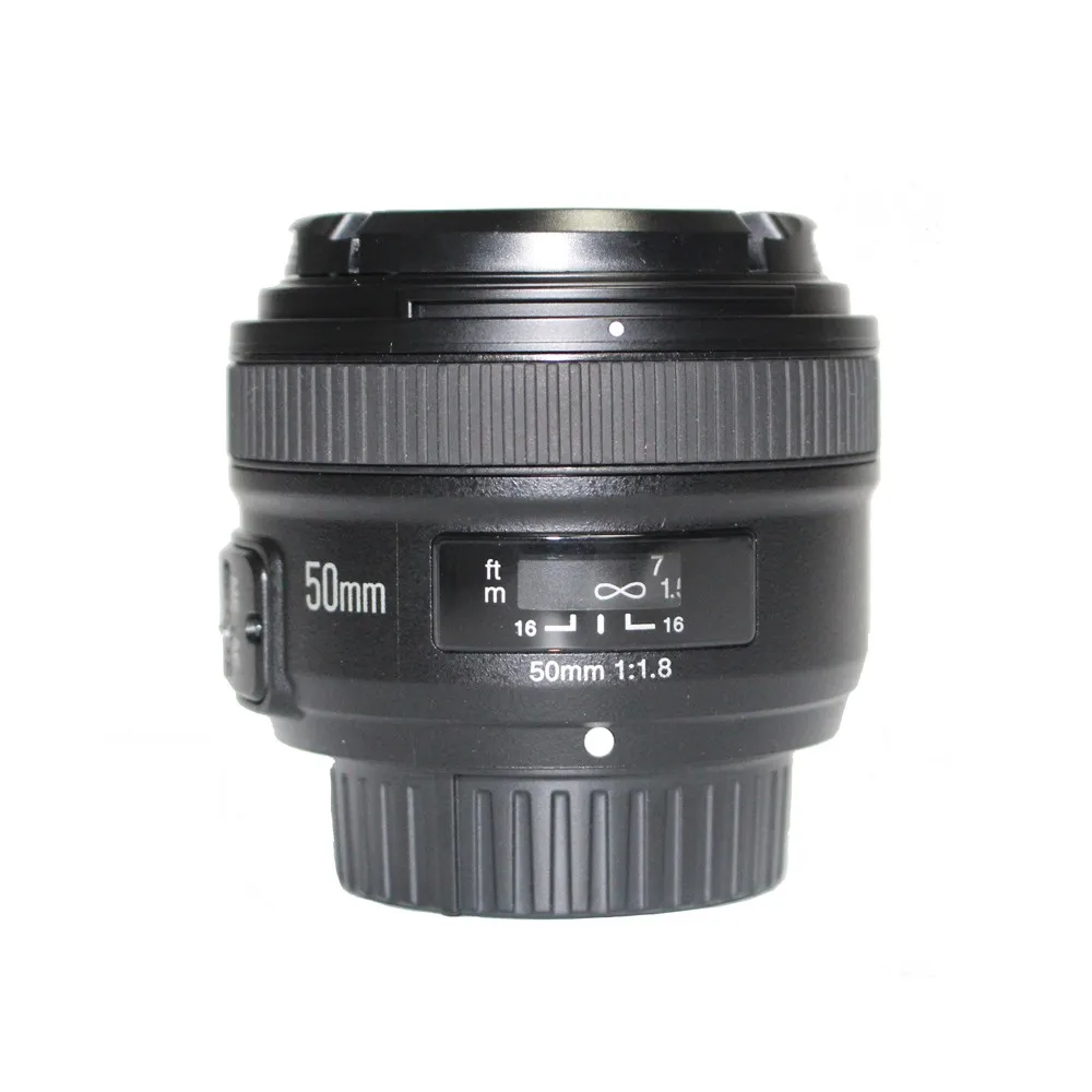 YONGNUO 50 мм объектив YN50MM F1.8 Большая диафрагма Авто фокус для Nikon D5300 D3400 D3200 D3100 D7200 D800