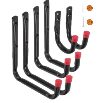 

6PCS Hook Tool Hang Up Your Bike Or Skateboard Hook Cycling Sports Iron Hook Outdoor Gadget Easy Install Hanging Storage