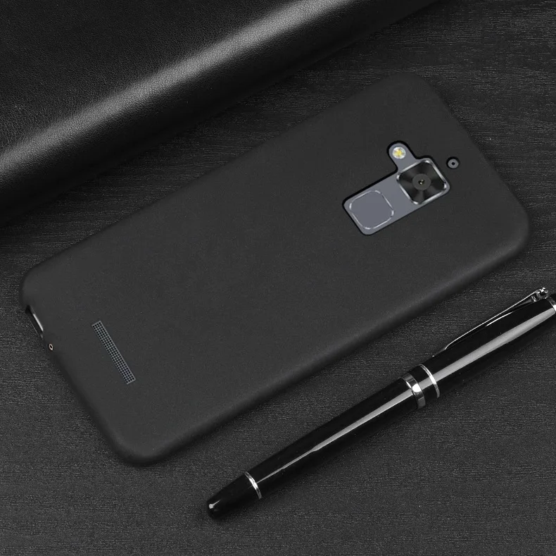 Мягкий матовый чехол ZC520TL X008D из ТПУ с полным закаленным стеклом для 5 2 дюймового