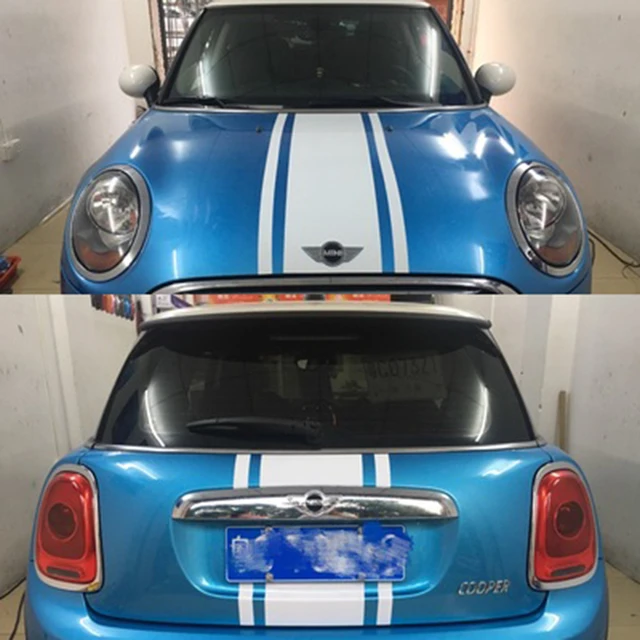 Hoodtrunk 3 Stripe Line Car Stickers And Decals Car Styling For