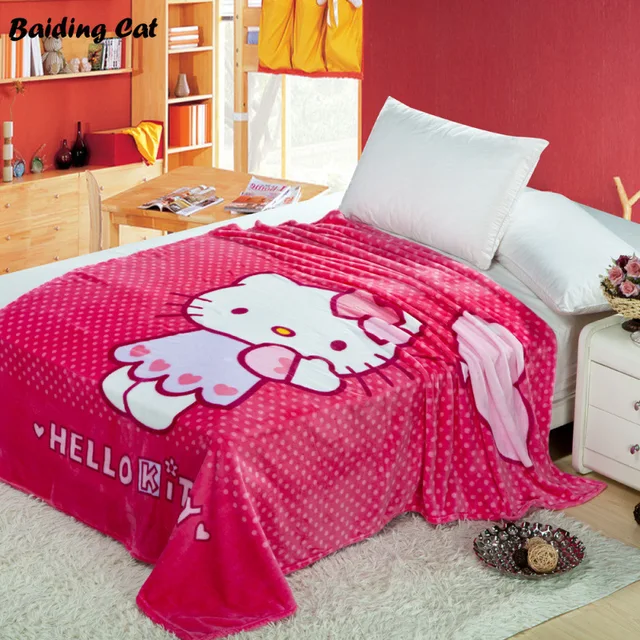 Hello Kitty Blanket For AdultKids Plush Fleece Blanket Kawaii Bed New Kawaii Throw Blanket Hello Kitty Blanket For AdultKids Plush Fleece Blanket Kawaii Bed New Kawaii Throw Blanket