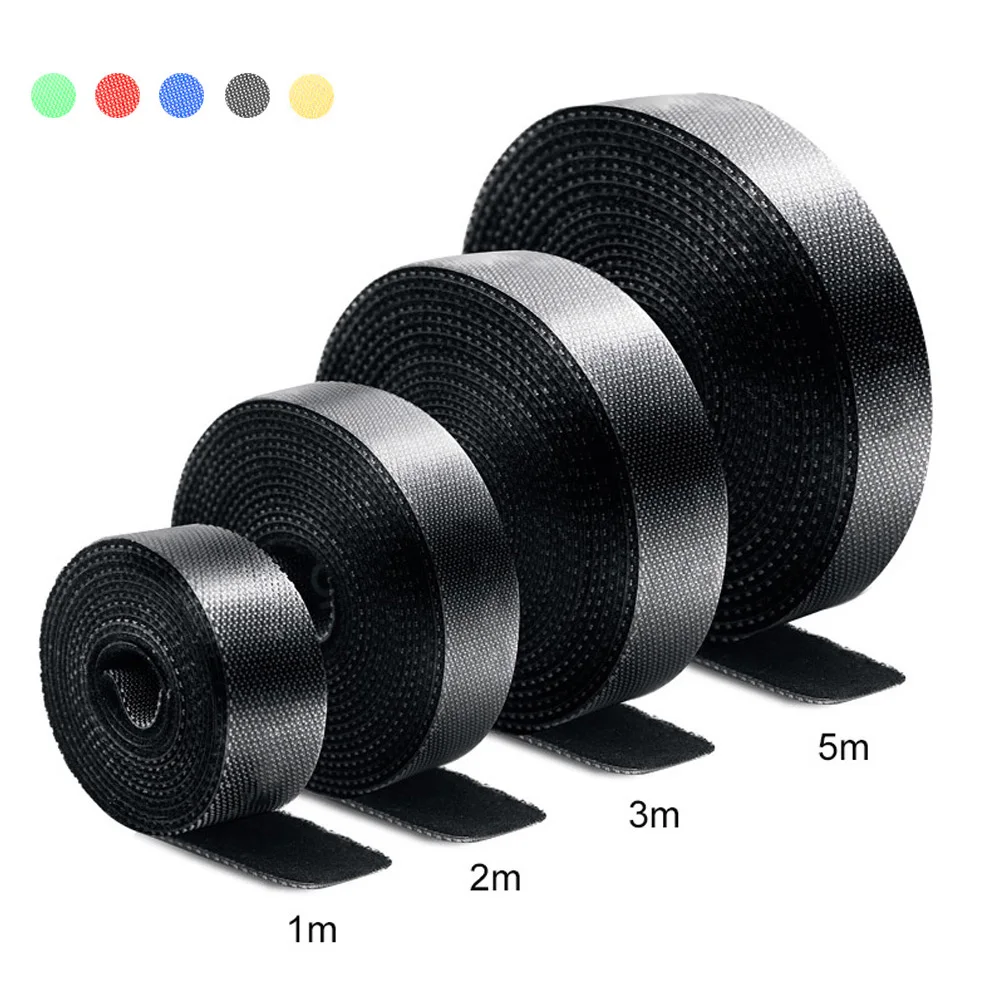 

Nylon Cable Ties Organizer Cord Winder Strap USB Cable Holder Protector Earphone Mouse Wire Management For Home Office