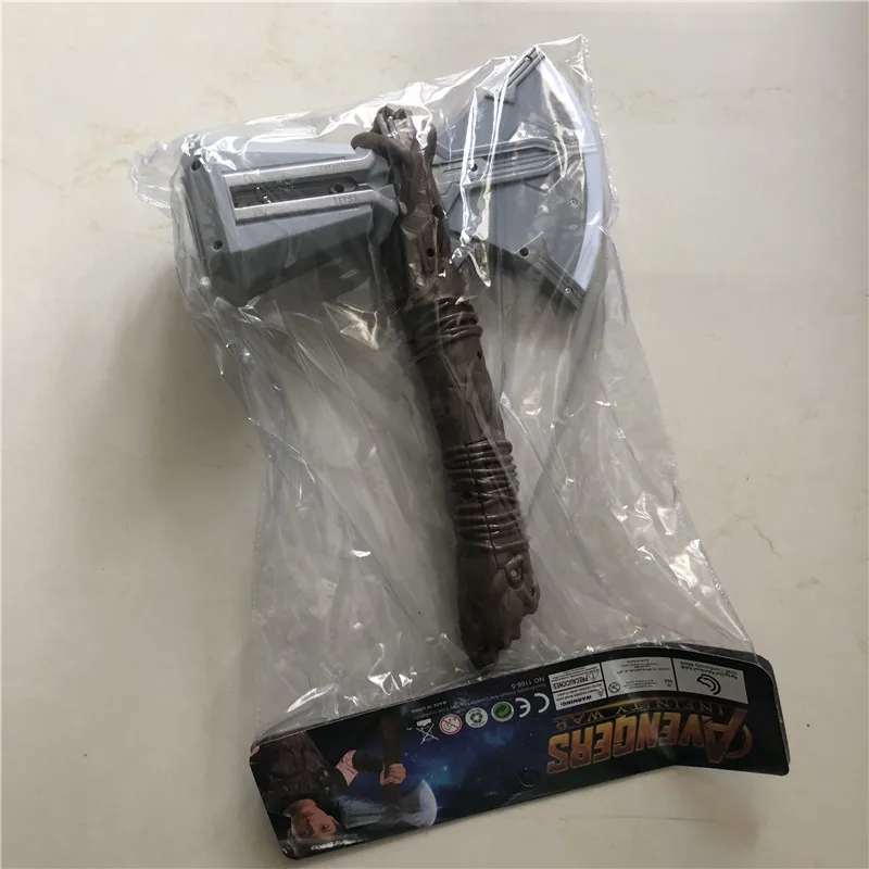 Thor Stormbreaker топор молоток звук флэш-светильник детские игрушки оружие кино ролевые игры Косплей Тор громовой Молот 31 см