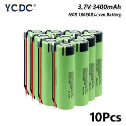 20A NCR 18650 Li-Po литиевая батарея 3400 мАч электронная сигарета аккумуляторные батареи высокой разрядки высокий ток + DIY Linie