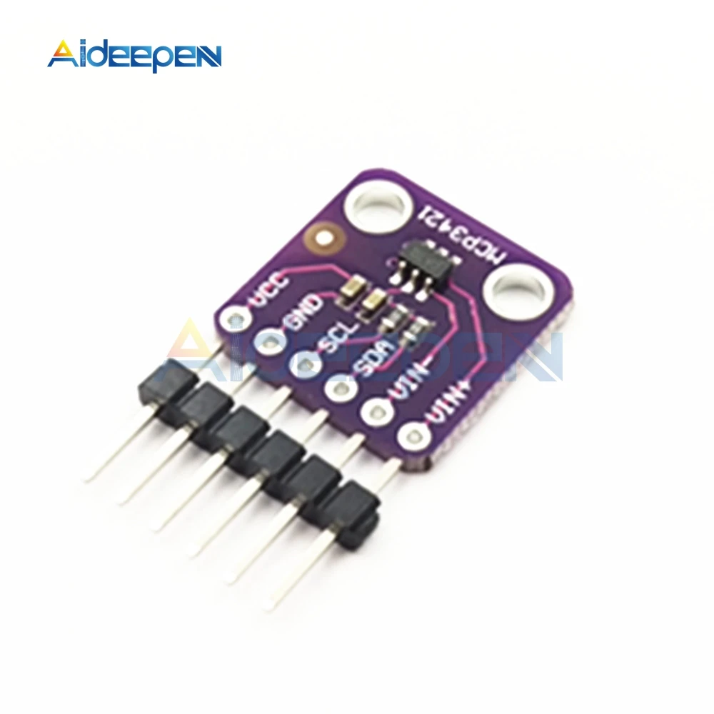 MCP3421 I2C SOT23 6 Delta Sigma ADC оценочный модуль плата для модуля последовательного