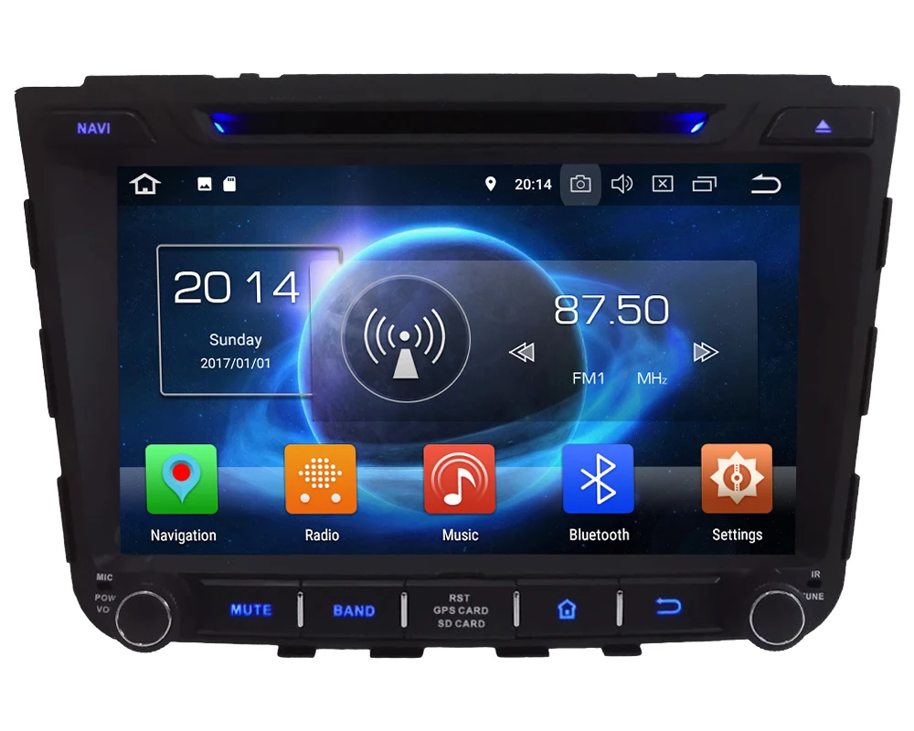 Clearance KLYDE 8" Octa Core PX5 4G WIFI Android 8.0 4GB RAM 32GB ROM Car DVD Player Radio GPS Navigation For Hyundai IX25 Creta 2014-2017 0