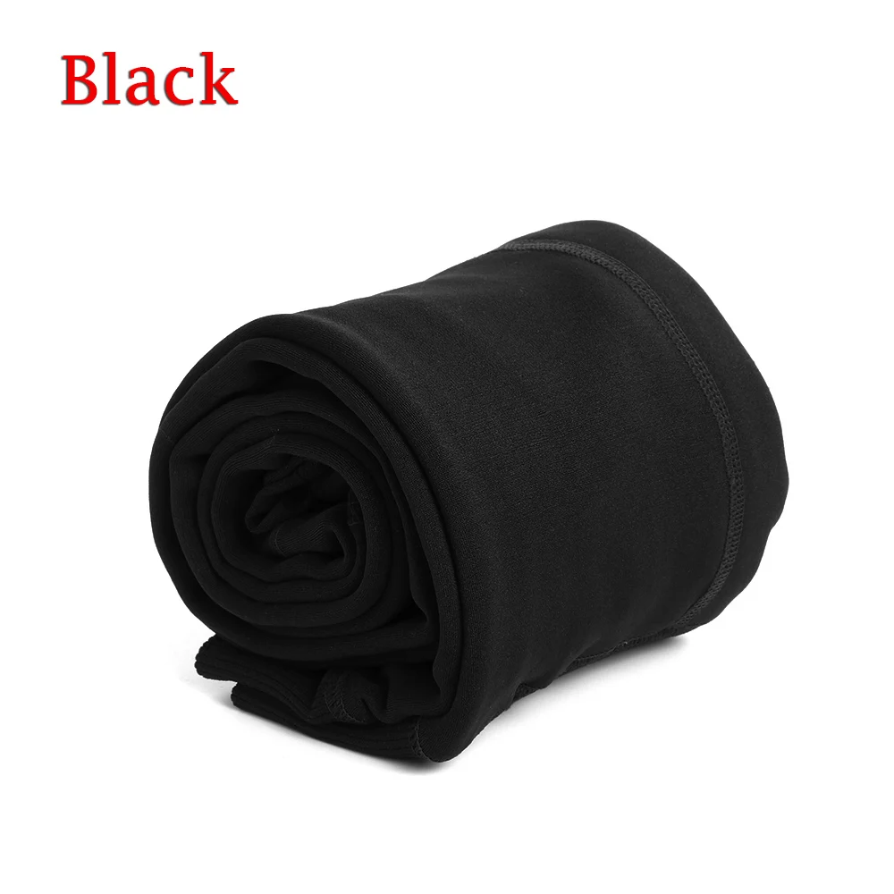 Горячая плюшевый кашемир, модные колготки для женщин и девочек, теплые зимние яркие бархатные толстые супер эластичные обтягивающие штаны - Цвет: black