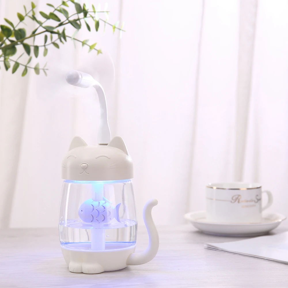 

FDIK 350ml Ultrasonic Air Aroma Humidifier Essentiel Oil Aromatherapy Machine Mist Maker 7 Color Change LED Light for Home