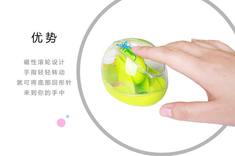 Clip Holder Paper Clip Dispenser Office Supplies Office Supply Paperclip Holder Magentic Paper Clip Holder Kawaii Dispenser