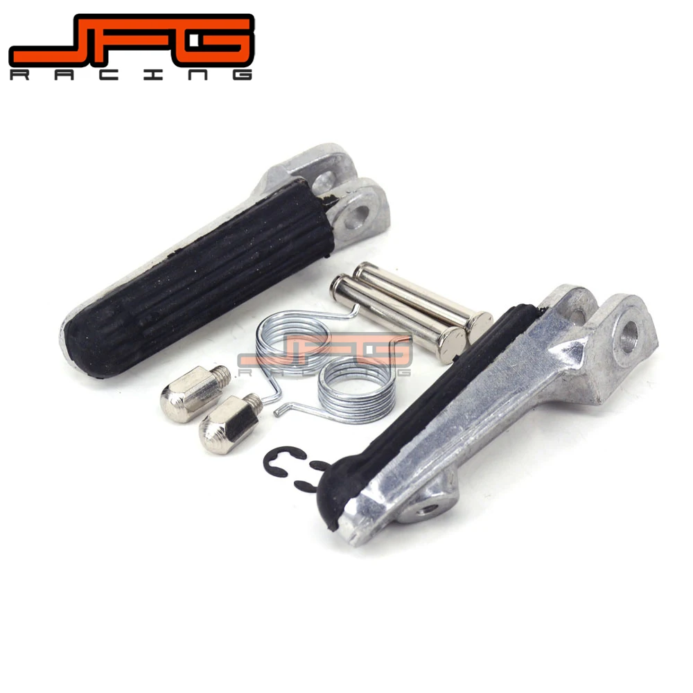 Footrest Front Foot Pegs For HONDA CBR250 MC19 MC22 NSR250 NSR50 NSR 75 80 CBR400 NC 23 29 30 35 VFR400 RVF400 Motorcycle