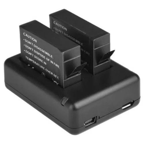 

2 x AHDBT-401 401 Decoded Battery + USB Charger For Hero 4 Go Pro 4 New