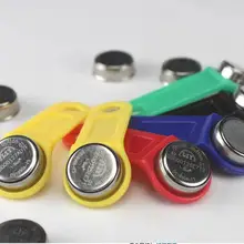 100 шт. TM90 карта ds90a серийный номер iButton TM Кнопка TM1990A-F5 iButton Контактная смарт-карта электронный ключ IB тег карты fobs