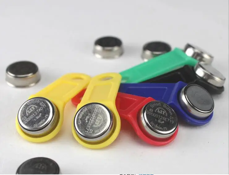 O envio gratuito de 100 pçs/lote TM90 cartão TM1990A F5 Botão cartão DS1990A F5 TM IB IB chave de cartão inteligente de Contato Eletrônico tag cartões berloques