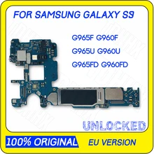 Placa base para Samsung S9 Plus, G965F, G960F, G965U, G960U, G965FD, G960FD, desbloqueo de fábrica con Chips IMEI OS