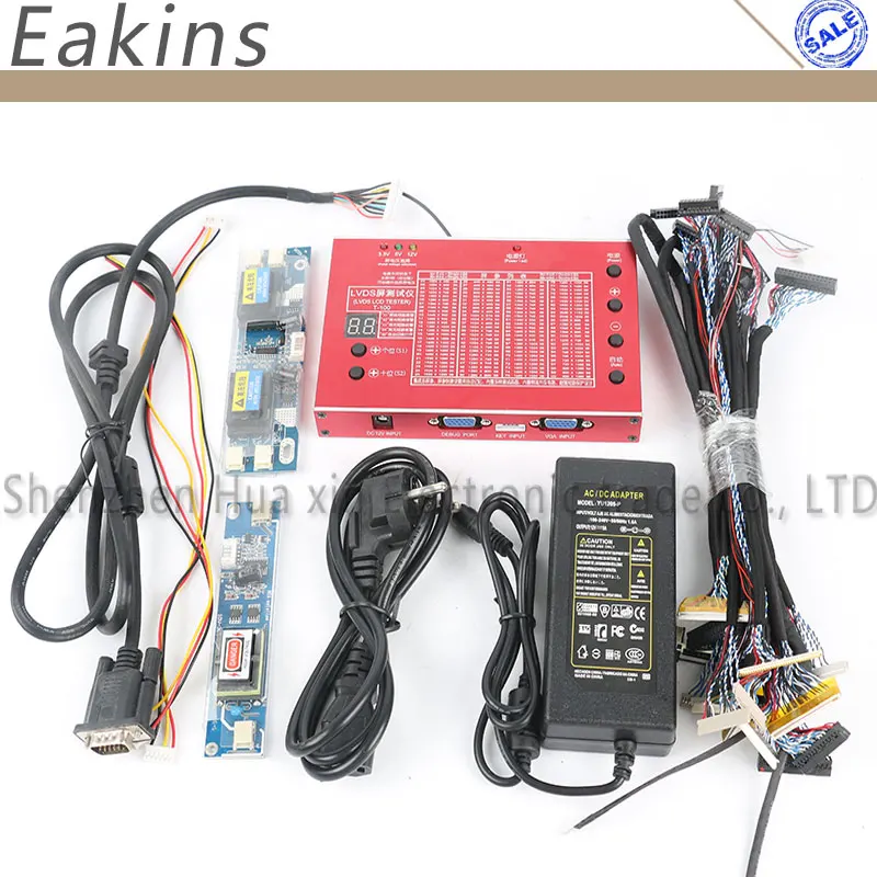 

LVDS LED Tester Set Support 5.6~84 Inch LVDS Screen+16 pcs Screen Test Line+high-pressure board for Laptop TV/LCD/LED