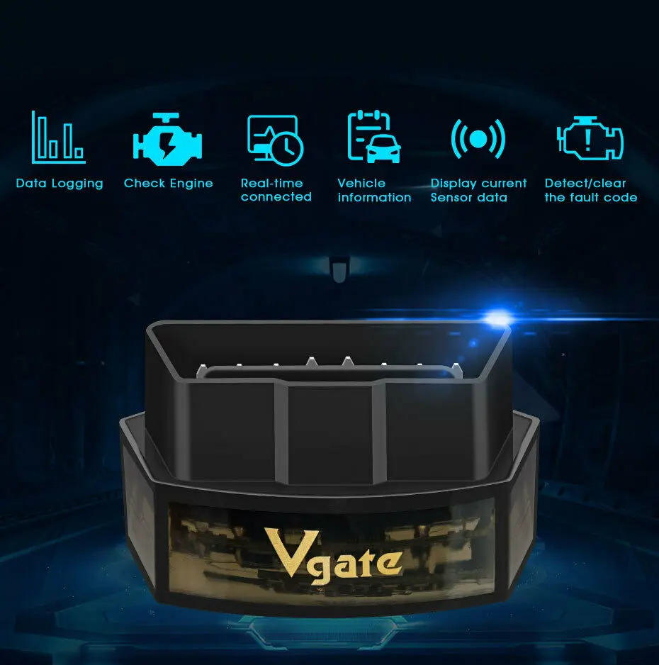 Vgate iCar Pro OBD2 сканер bluetooth-сканер 3,0 автомобильный диагностический инструмент для Android ELM327 v2.1 сканер считыватель кодов