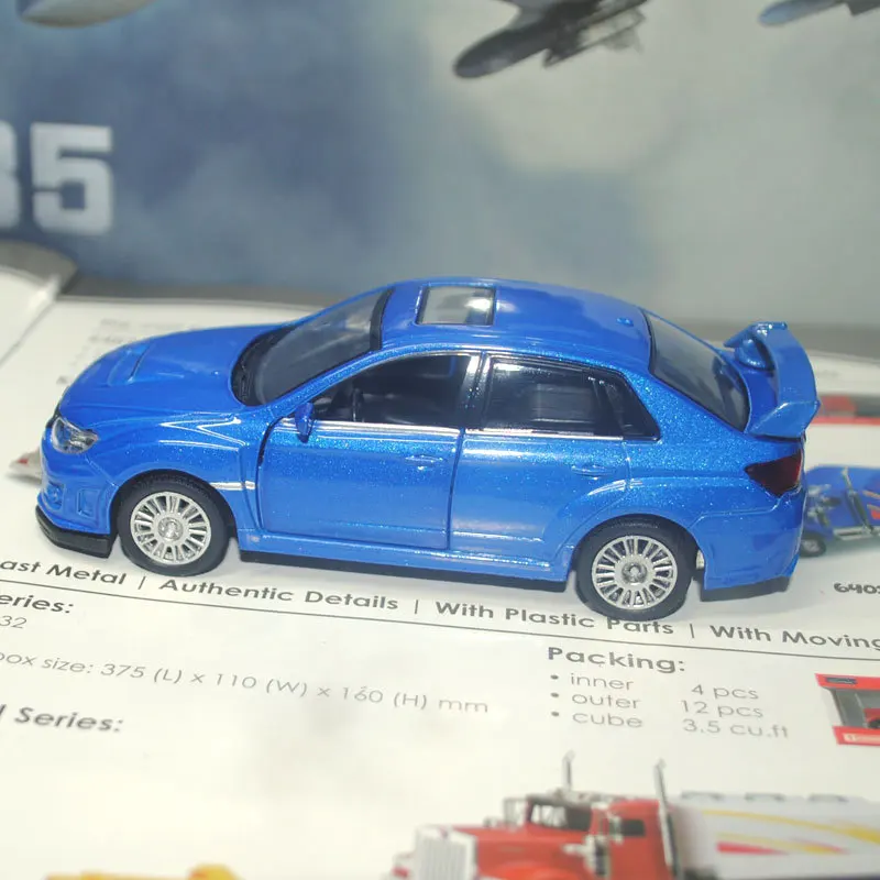 UNI 1/36 масштаб оттягивающийся автомобиль игрушки SUBARU Wrx sti литья под давлением металлическая модель автомобиля игрушка для подарка/детей/коллекции