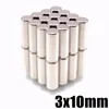 Imanes fuertes N35, disco de neodimio 3x10mm, cilindro raro tierra a granel ndfeb, imanes de neodimio 3x10, 10 Uds. ► Foto 2/6