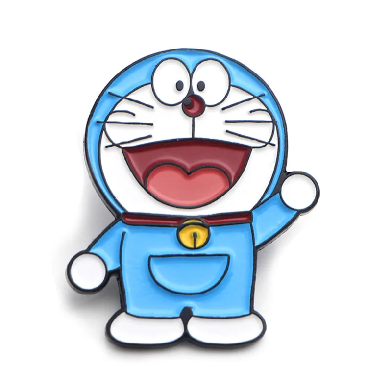 DMLSKY Doraemon милые булавки Забавный нобита ноби Панк Эмаль булавки и броши-значки для лацкана рюкзак сумки значки Ювелирные изделия Подарки M3521