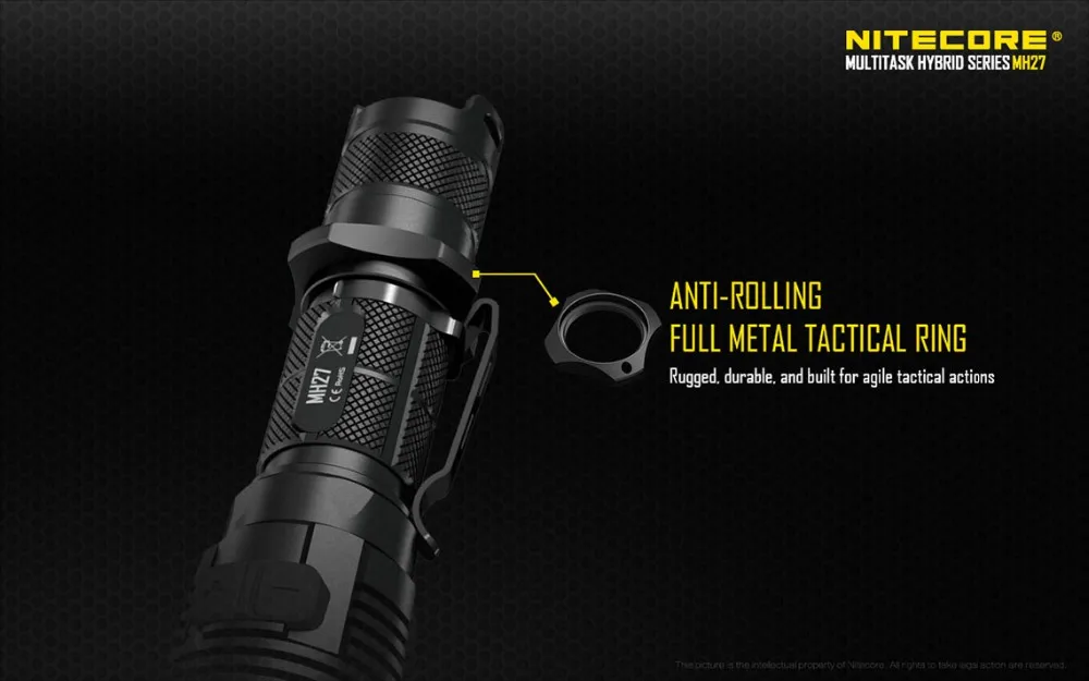 Equipamento de Busca Caixas de Lanterna Kit de Caça Topsale Nitecore Light Cree Xp-l hi v3 Mh27 Militar Lanterna 1000 Lms 4xleds 16 lms 4xleds luz cree modelo hi v3