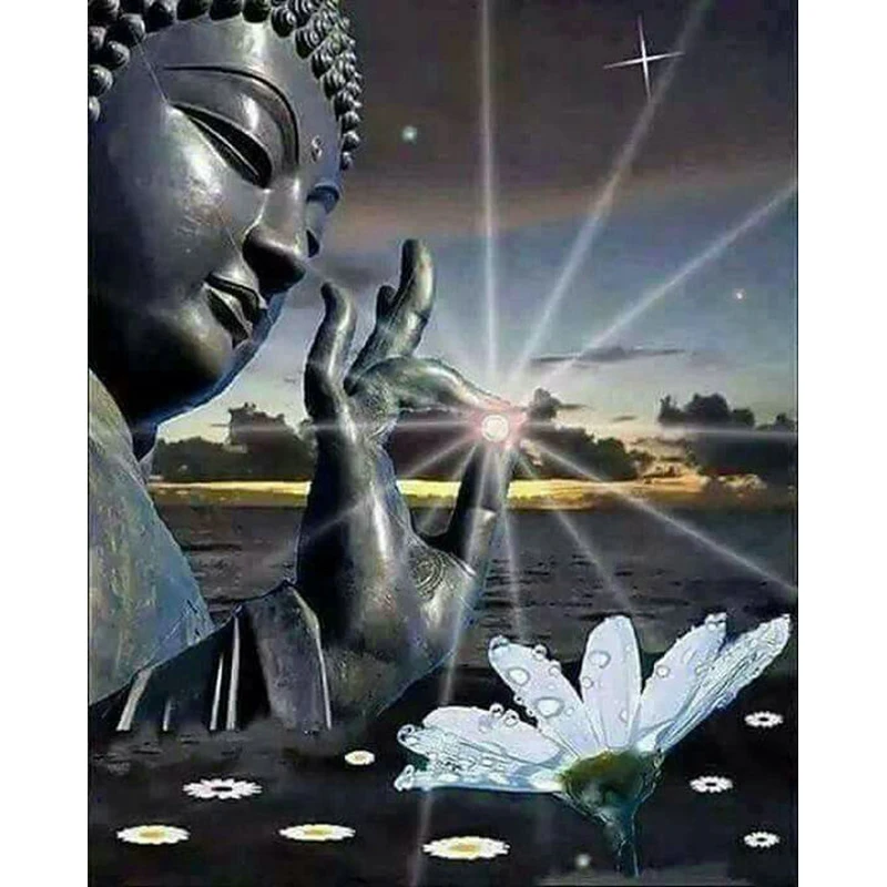 

K053 YIKEE Buddhism diamond painting,3d diamond painting,diamond mazaykav