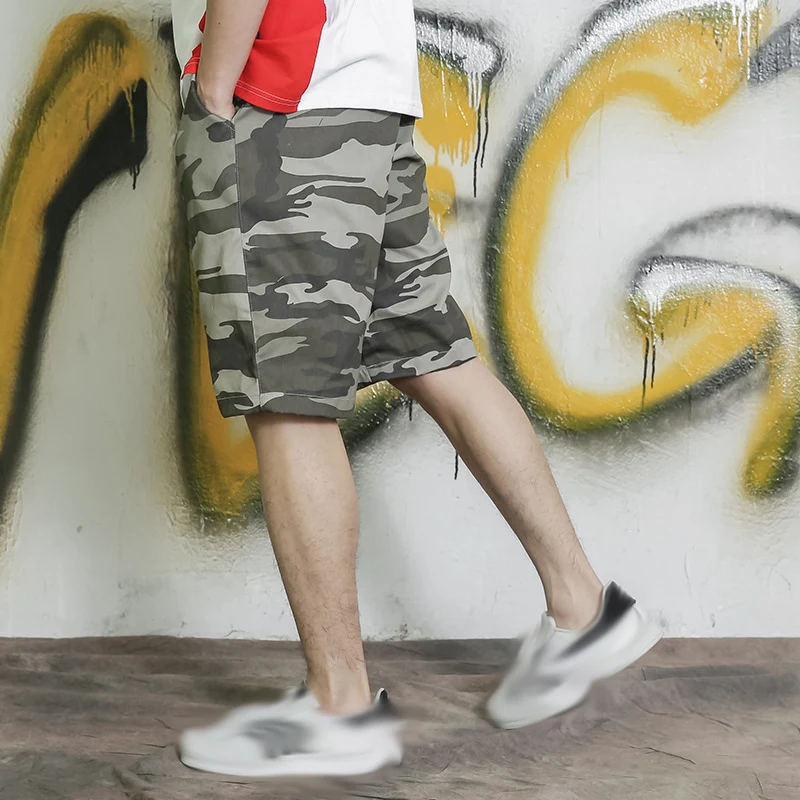 Мужские шорты кэжуал камуфляжные Шорты Мужские дышащие военные пляжные шорты мужские s быстросохнущая платформа для катания шорты мужские 3XL
