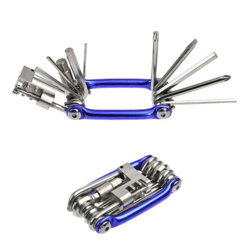 cheap 11 In 1 Bike Bicycle Multi Repair Tool Kit Hex Spoke Screwdriver Tool Sets Herramienta Bicicleta