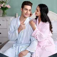 Новое поступление,, материал из бамбукового волокна, одноцветные халаты, халат унисекс, халат с длинными рукавами, большие размеры, пижамы, Антивирусы