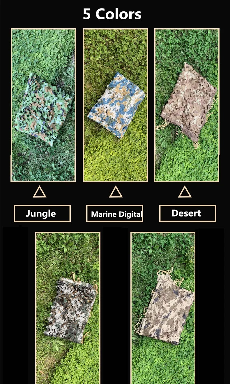 Индивидуальные три слоя военные джунгли камуфляж сетка для дома школы парковка Ресторан Защита от солнца сетка листья лесных деревьев камуфляж сетка