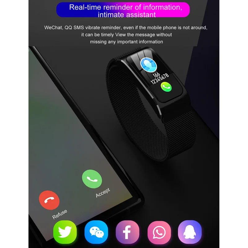 Pаспродажа Умный Браслет AK12 для мужчин и женщин пульсометр монитор сна кровяное давление фитнес трекер Водонепроницаемый цветной экран спортивные ча...