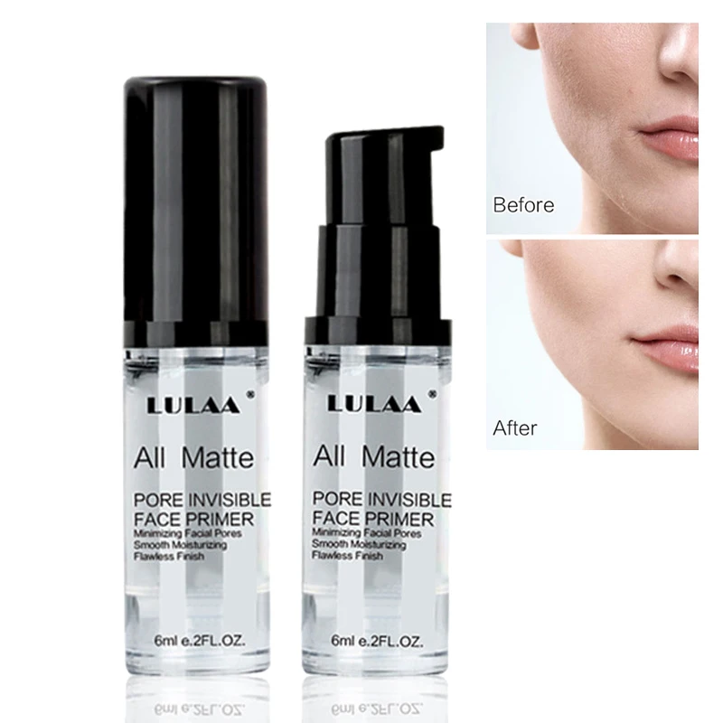 

Face Base Primer Natural Moisturizing 6ml Liquid Matte Make Up Fine Lines Oil-control Facial Cream Pores Brand Foundation Primer
