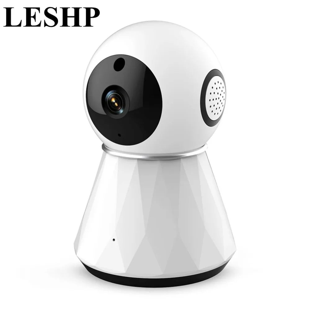 

LESHP 1080P 2MP 2.4G wifi Pan-Tilt Smart Camera IR Night Vision Motion Home Monitor Family Surveillance Security Camera max 128G